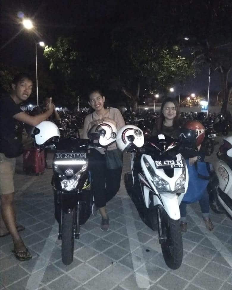 csr sewa motor matic di bali